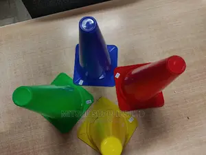 A Pack Of 6 Sports Training Cones Markers 9 Inches