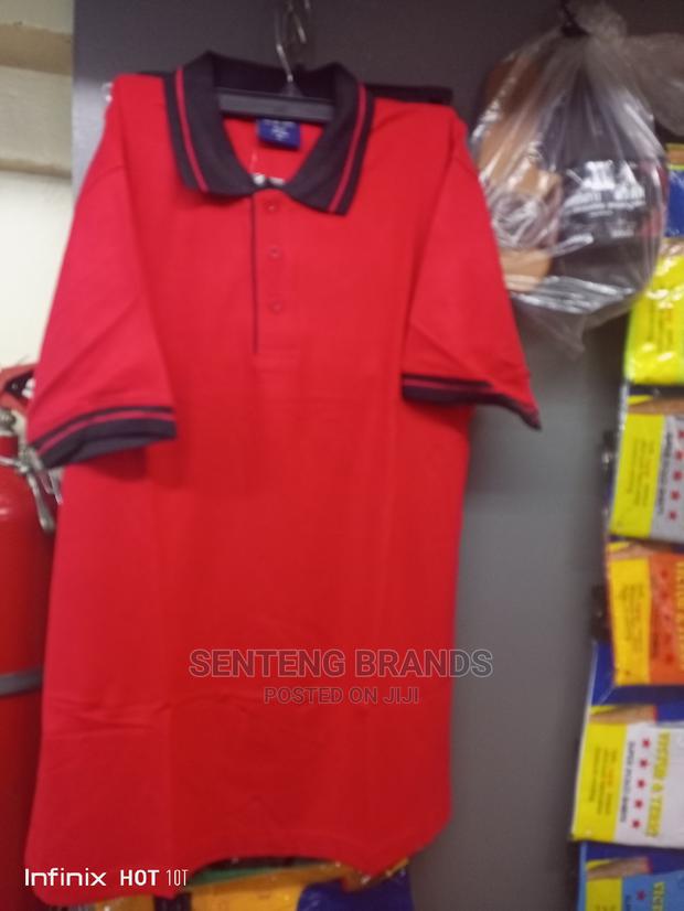Red Black Color Polo - thumbnail 3