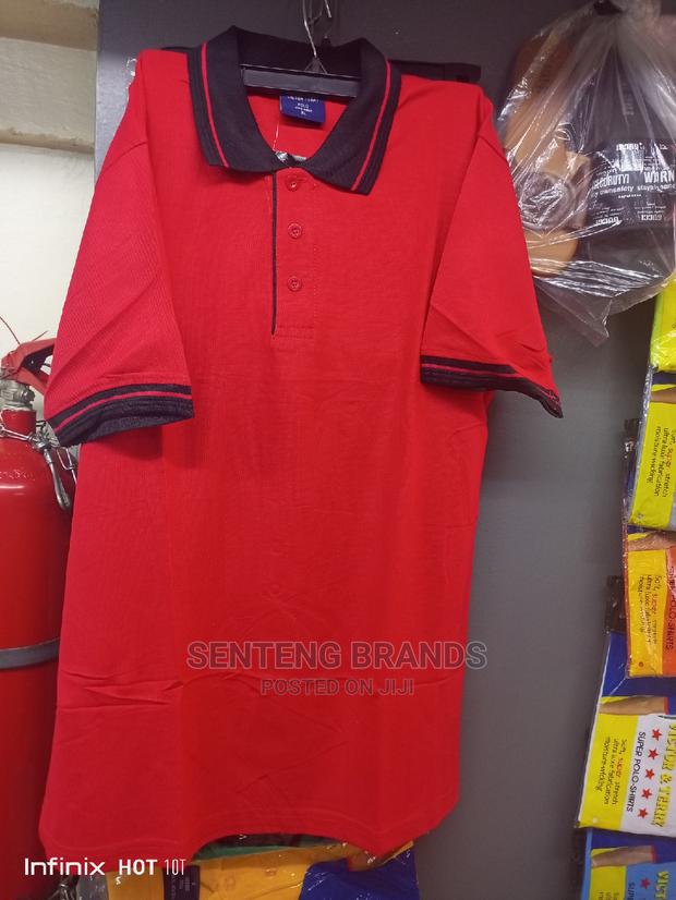 Red Black Color Polo - thumbnail 2