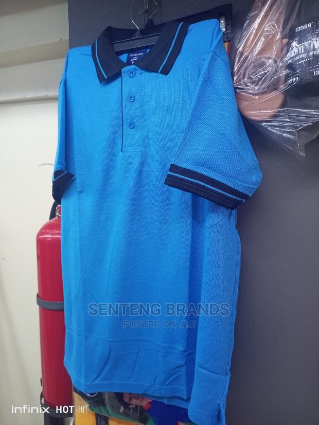 Blue Black Color Polo T-Shirts - thumbnail 2