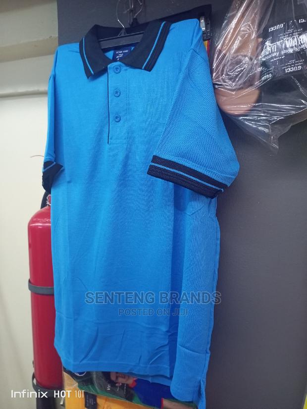 Blue Black Color Polo T-Shirts - thumbnail 3
