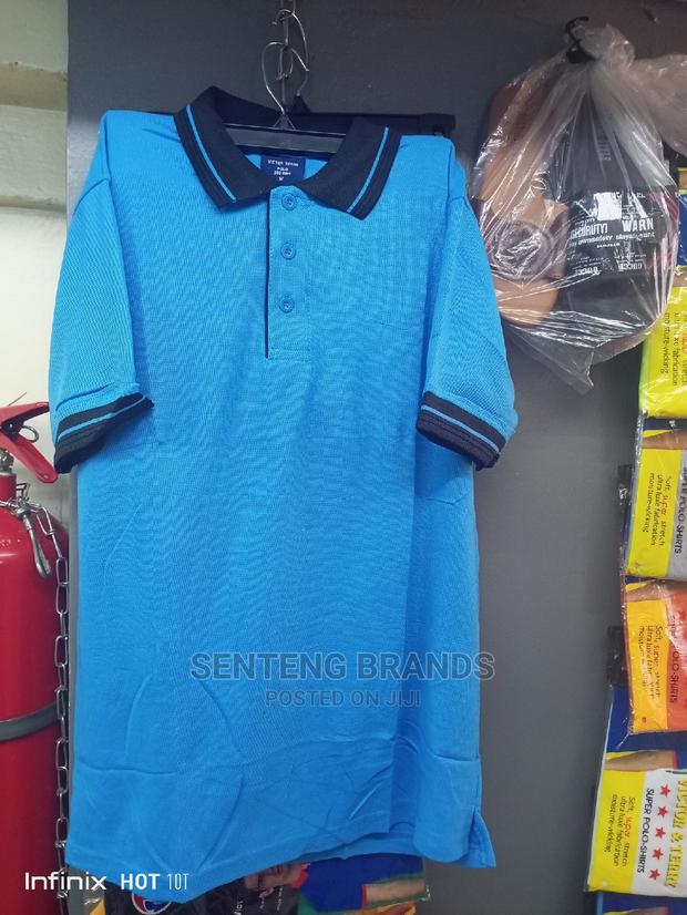 Blue Black Color Polo T-Shirts - thumbnail 4