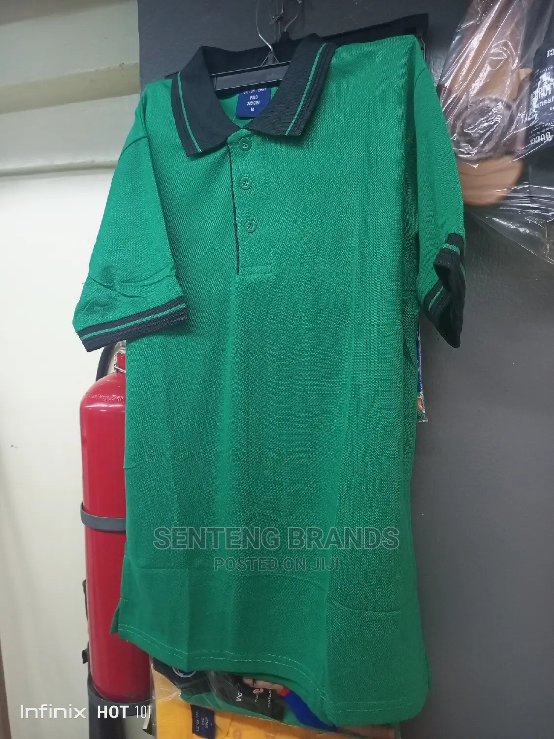 Kenya Green Black Polo T-Shirts