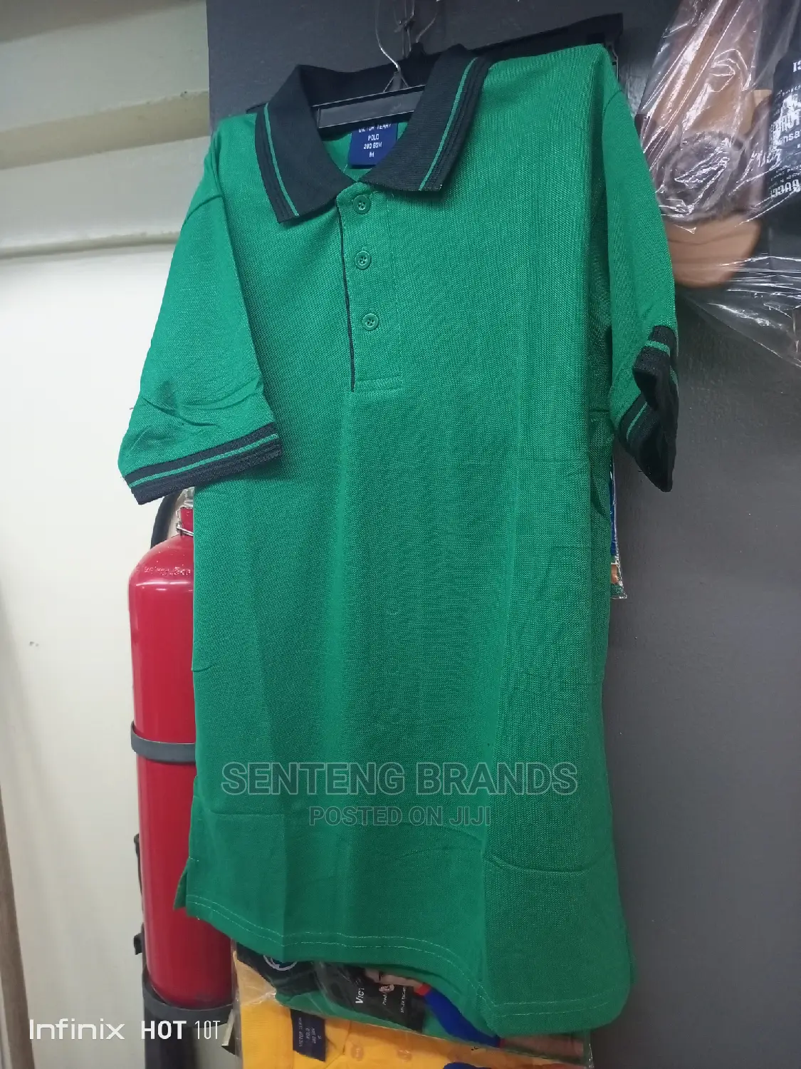 Kenya Green Black Polo T-Shirts