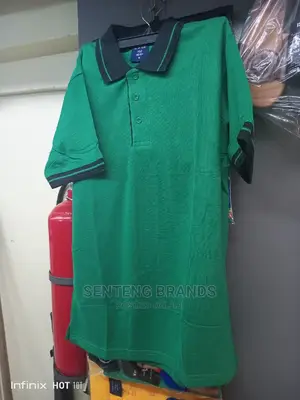 Kenya Green Black Polo T-Shirts