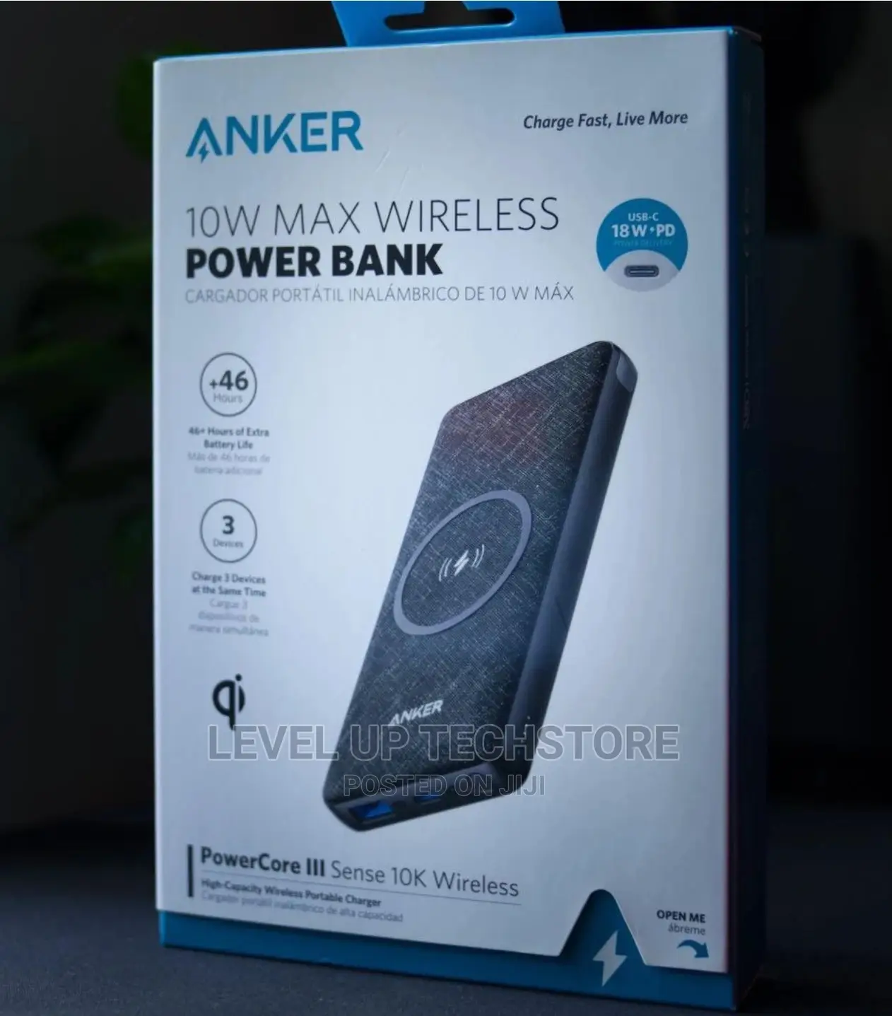 Anker Powercore III 10K Wireless Portable Charger - New