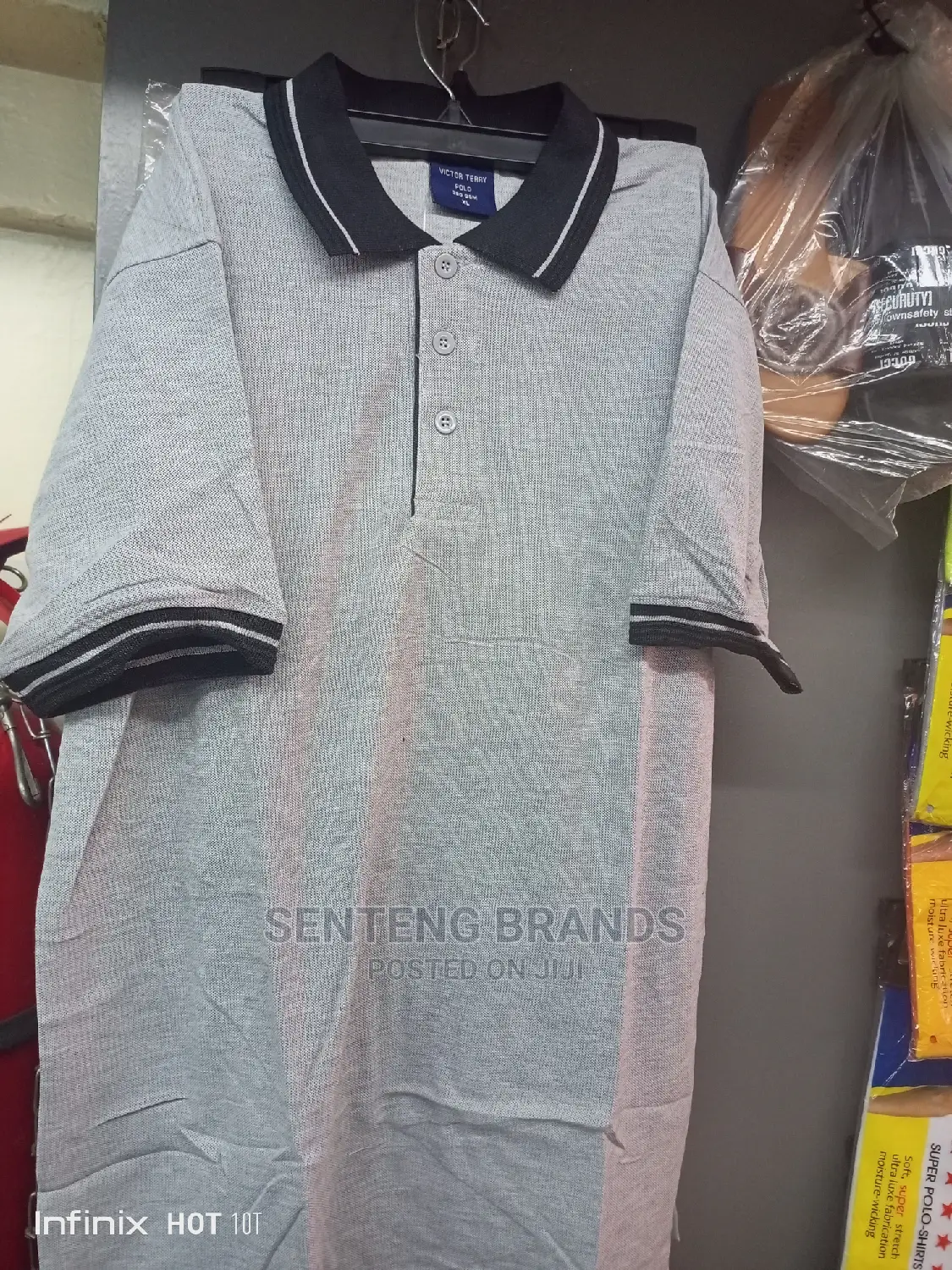 Ash Grey Polo T-Shirts
