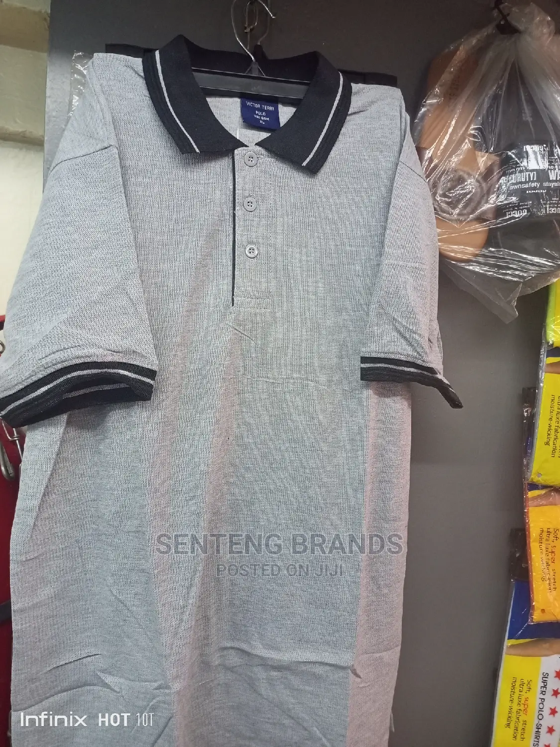 Ash Grey Polo T-Shirts