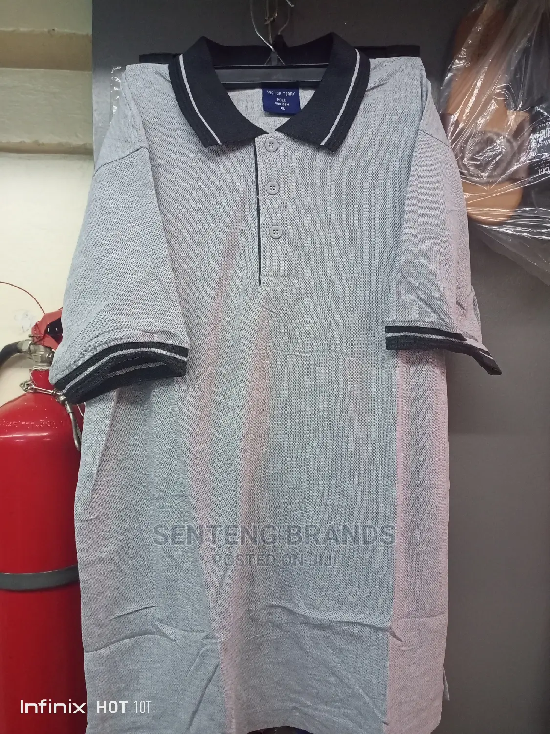 Ash Grey Polo T-Shirts
