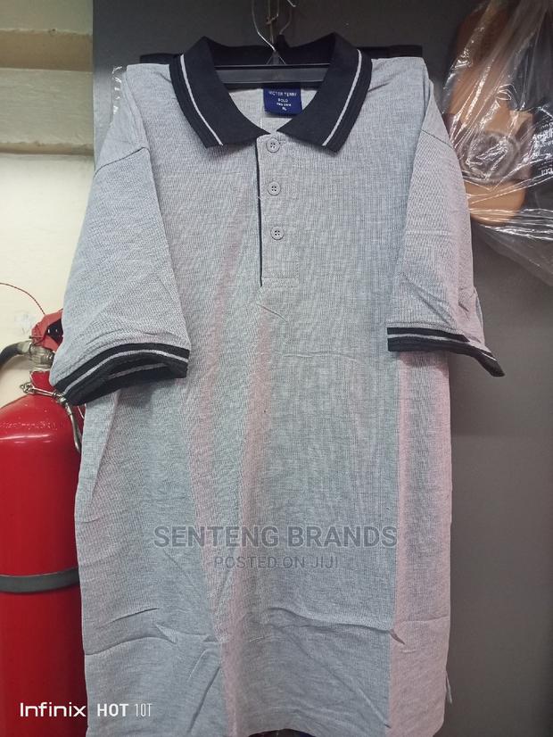 Ash Grey Polo T-Shirts - thumbnail 4