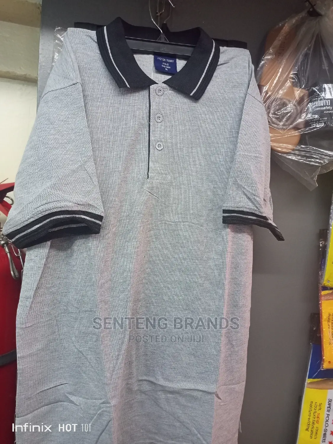 Ash Grey Polo T-Shirts