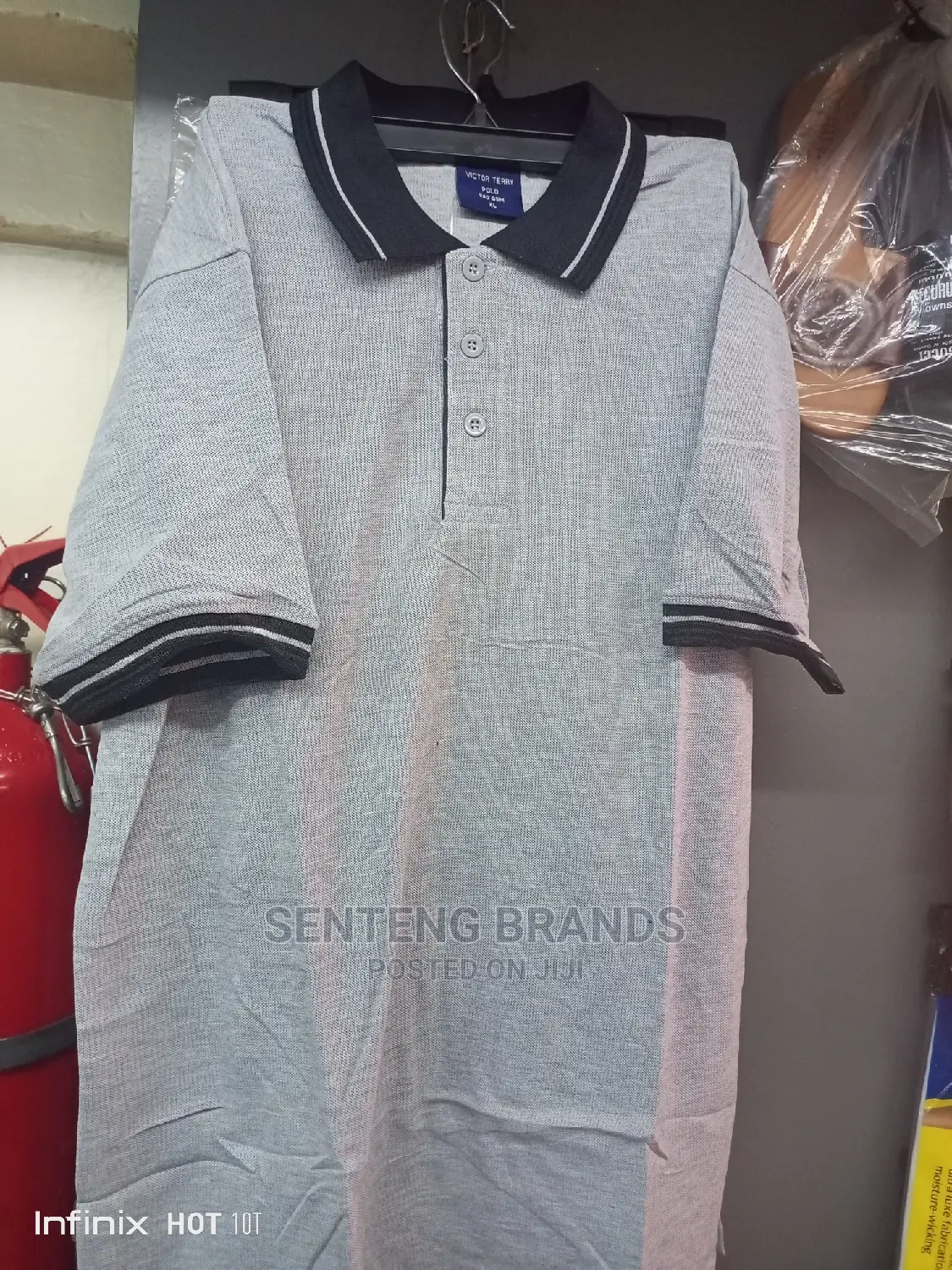 Ash Grey Polo T-Shirts