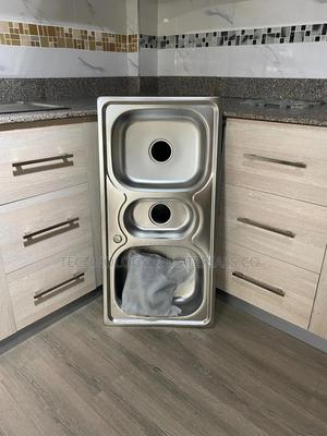 Tripple-Bowl Stainless Kitchen Sink - main view