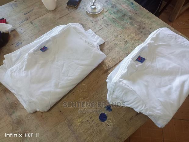 White Plain Cotton T-Shirts - thumbnail 3