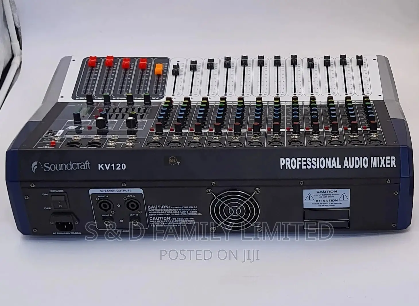Soundcradt KV120 Powered Professional Audio Mixer