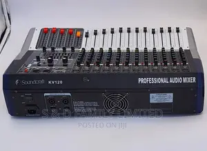 Soundcradt KV120 Powered Professional Audio Mixer