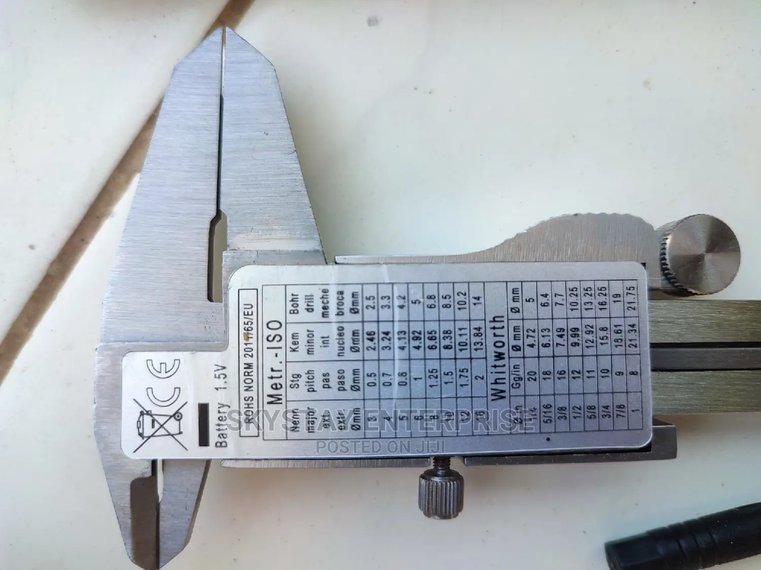 Digital Vernier Caliper Stainless Steel 6"
