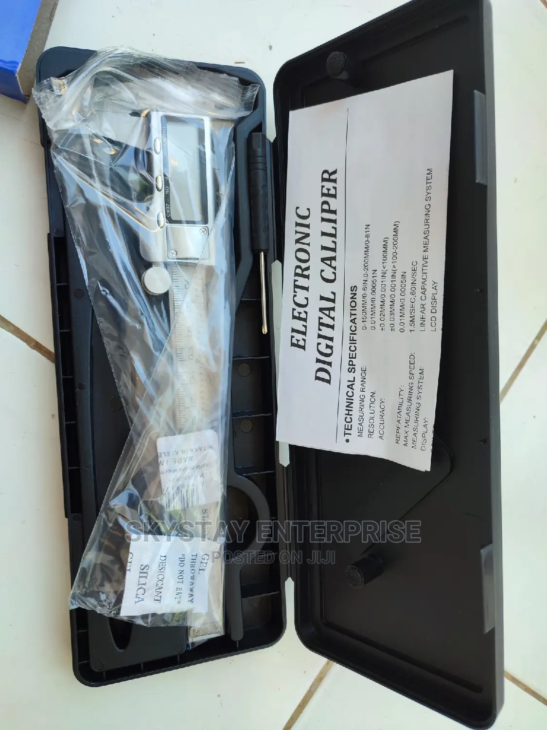 Digital Vernier Caliper Stainless Steel 6"