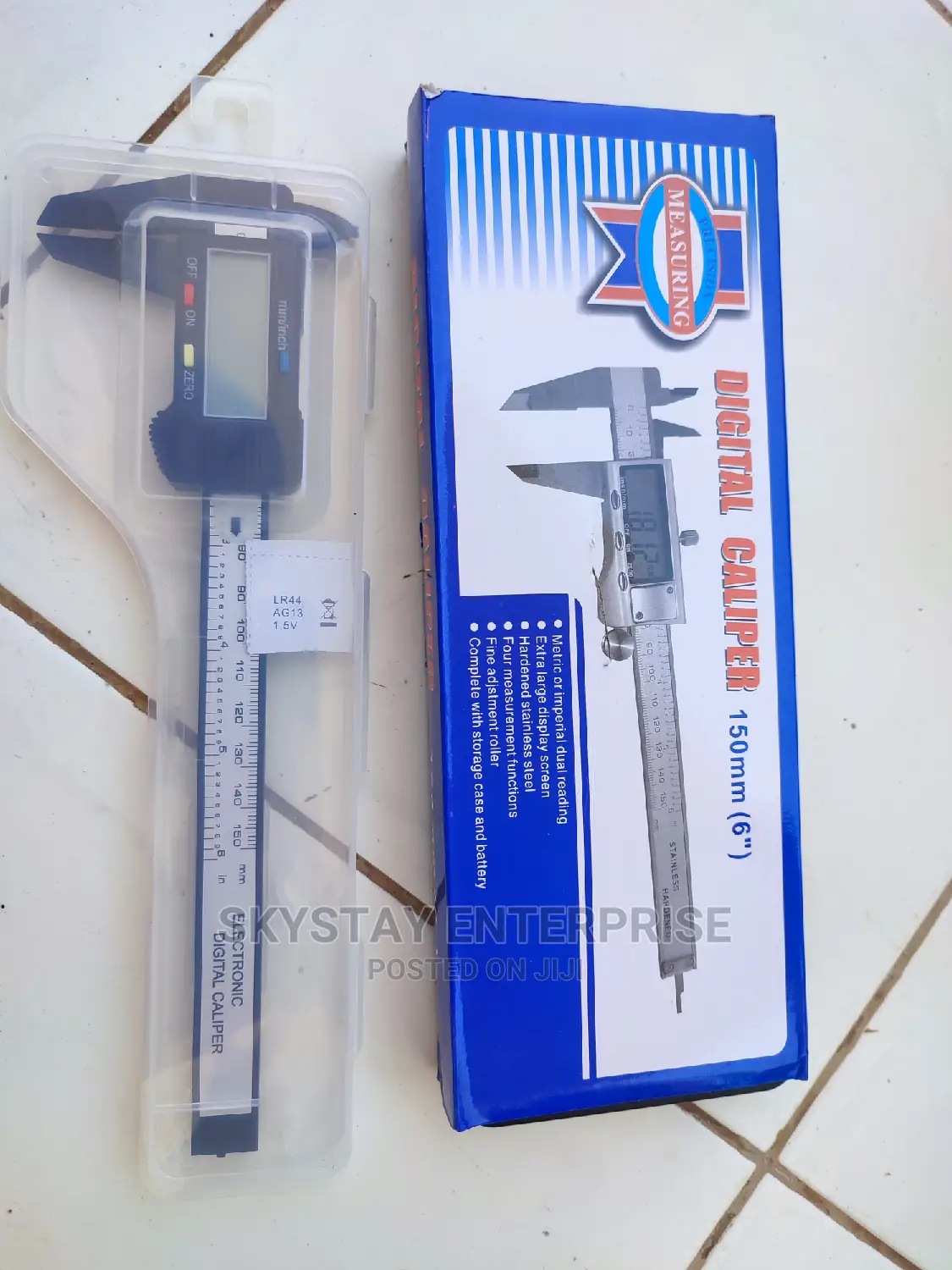 Digital Vernier Caliper Stainless Steel 6"