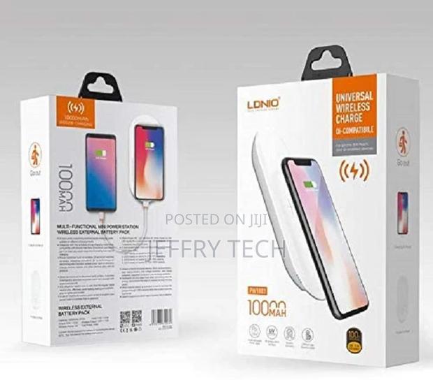 LDNIO Wireless Powerbank 10000 Mah Wireless Charger USB Li-P