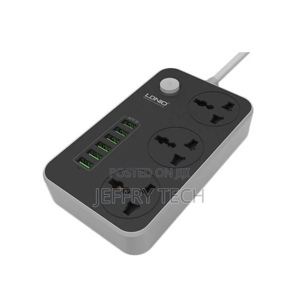 LDNIO – Power Extension With 6 USB Ports Cord 2 Meter - thumbnail 5
