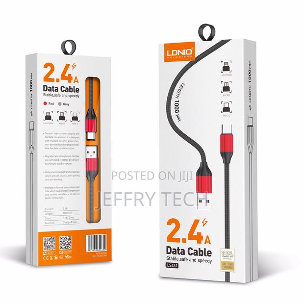 Ldnio LS431 Data Charging Auto Data Communication Cable Mic - thumbnail 2