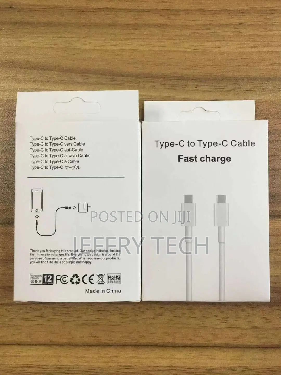 USB C to USB C Cable 60W 3A Fast Charging USB Type C Charger