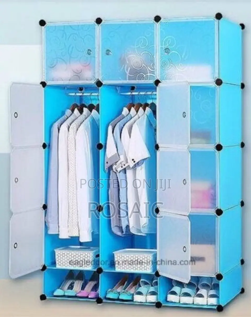 Blue Plastic Wadrobe