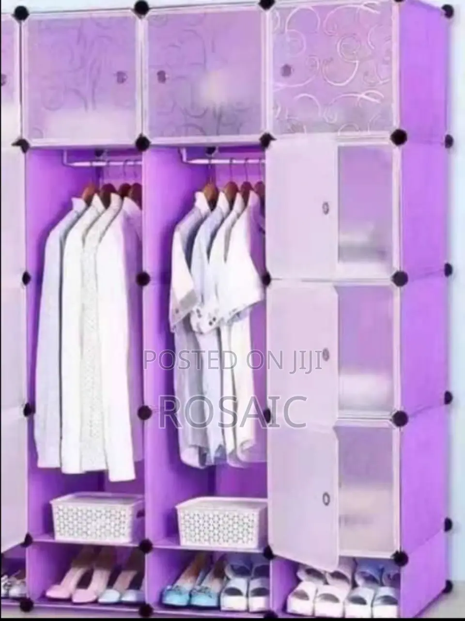 3 Columns Foldable Wadrobe