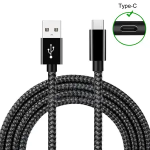 USB Type C Cable 3A Fast Phone Charging 6ft Wire Cord Cable