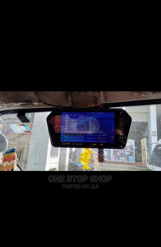7 Inch Bluetooth Rearview Screen With Usb Port - main view