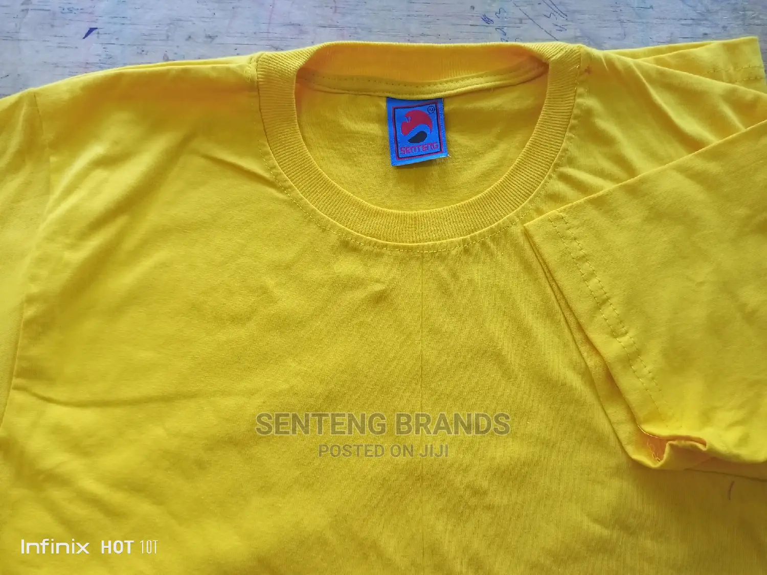 Plain Yellow Cotton T-Shirts