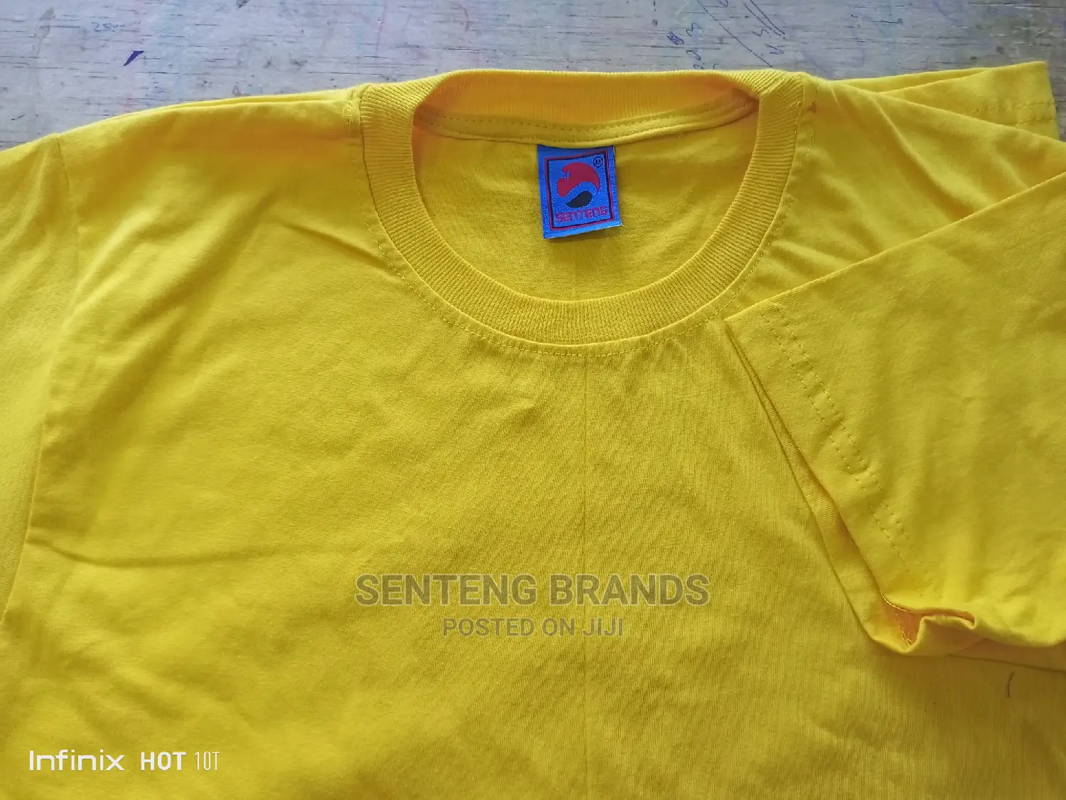 Plain Yellow Cotton T-Shirts