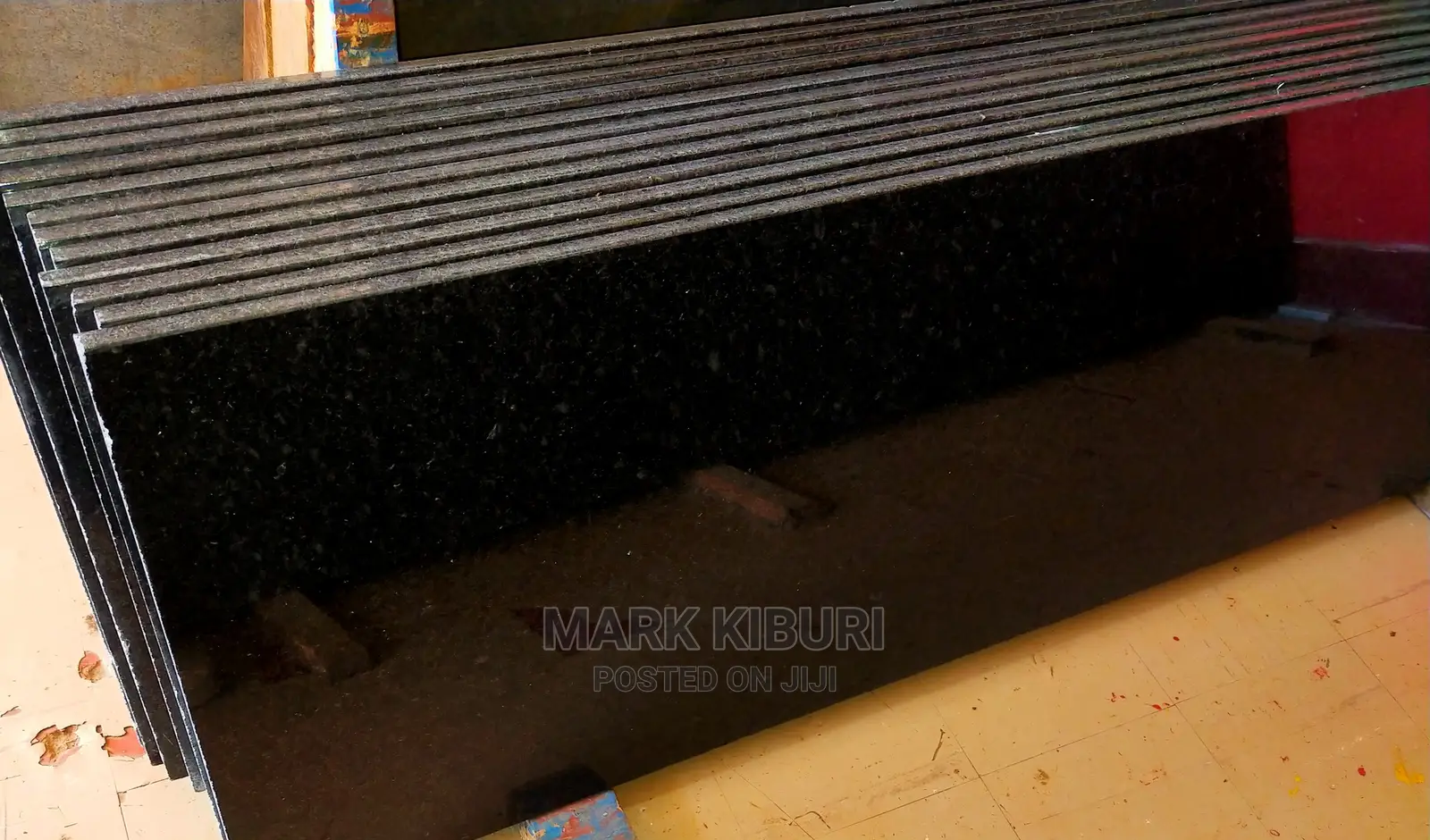 Granite [Fine Black 245x64cm]