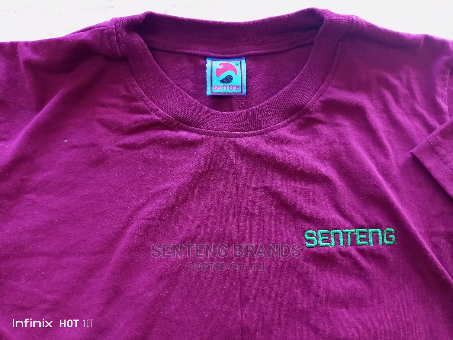 Plain Maroon Senteng Brand T-Shirts
