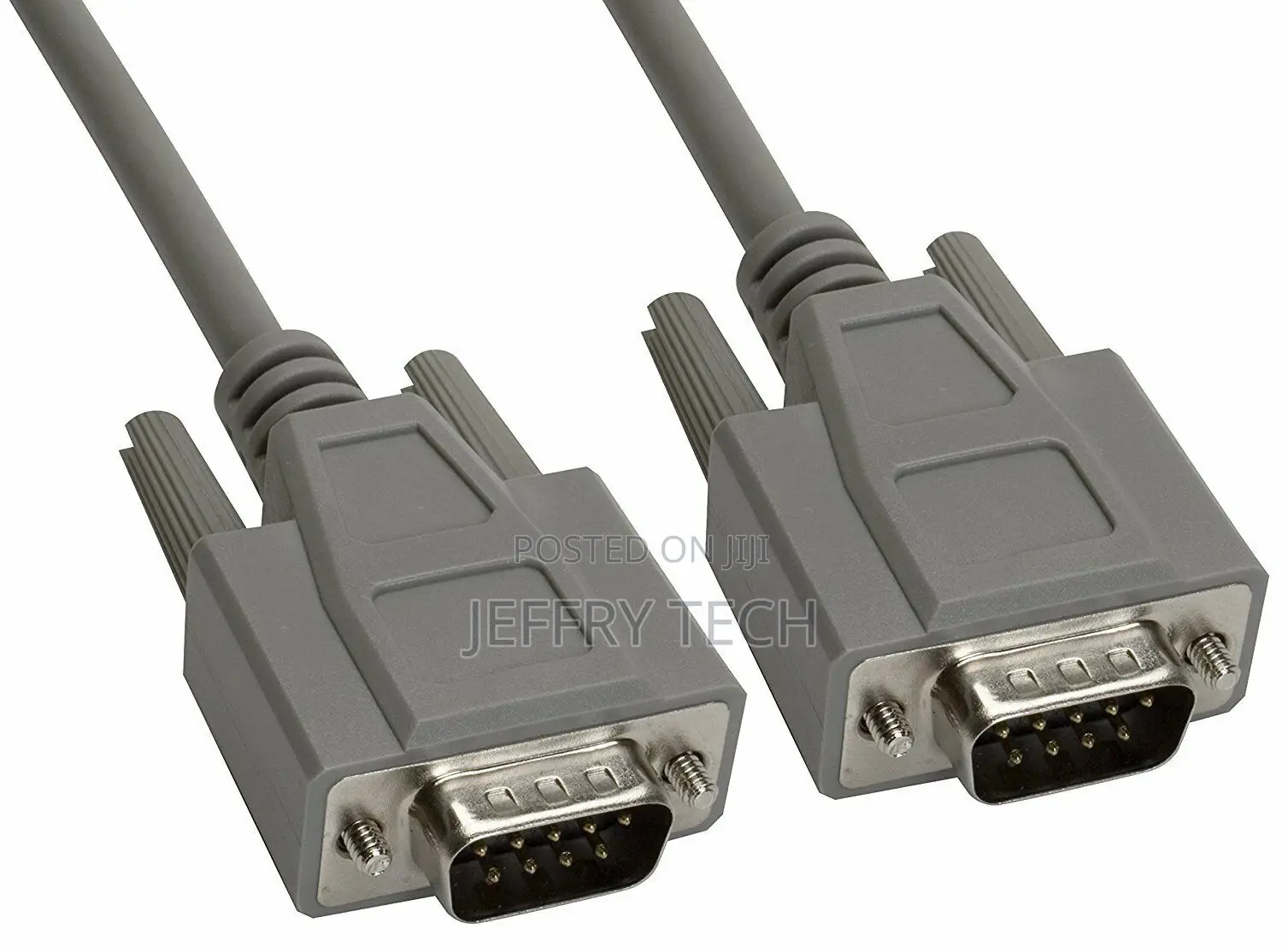 15ft. DB9 Serial RS-232 Male to Male Straight-Thru Cable (15