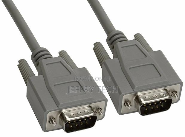 15ft. DB9 Serial RS-232 Male to Male Straight-Thru Cable (15