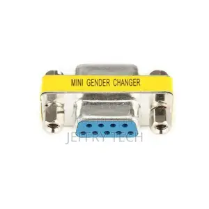9 Pin RS-232 DB9 Female to Female Serial Cable Gender Change