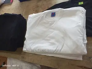 White Plain T-Shirts Large Quantities