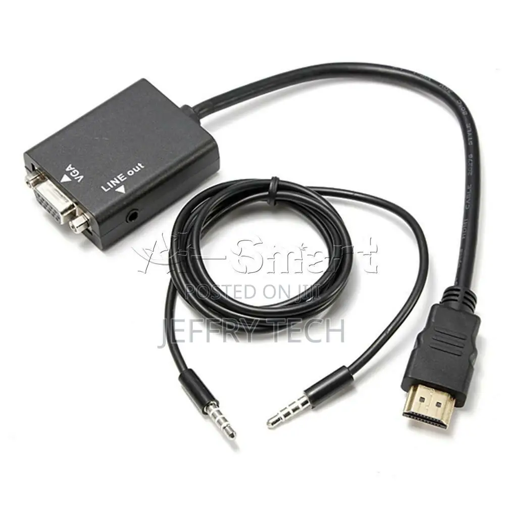HDMI Male to VGA Female Video Converter Adapter Cable for PC