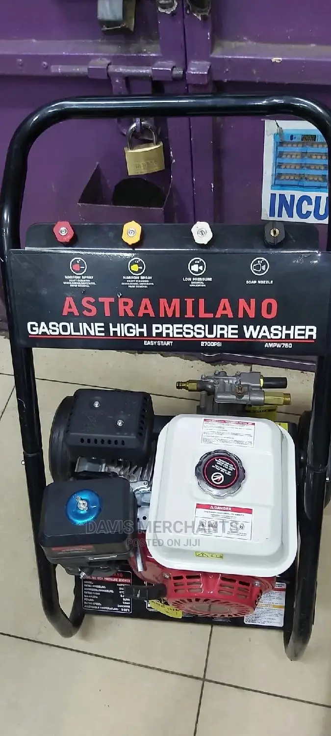 Astramilano 2700 Psi Gasoline Car Wash Machine 7.5 HP