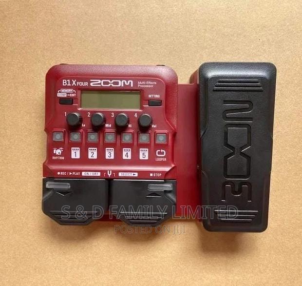 Zoom B1x Four Bass Multi-effects Processor With Expression P