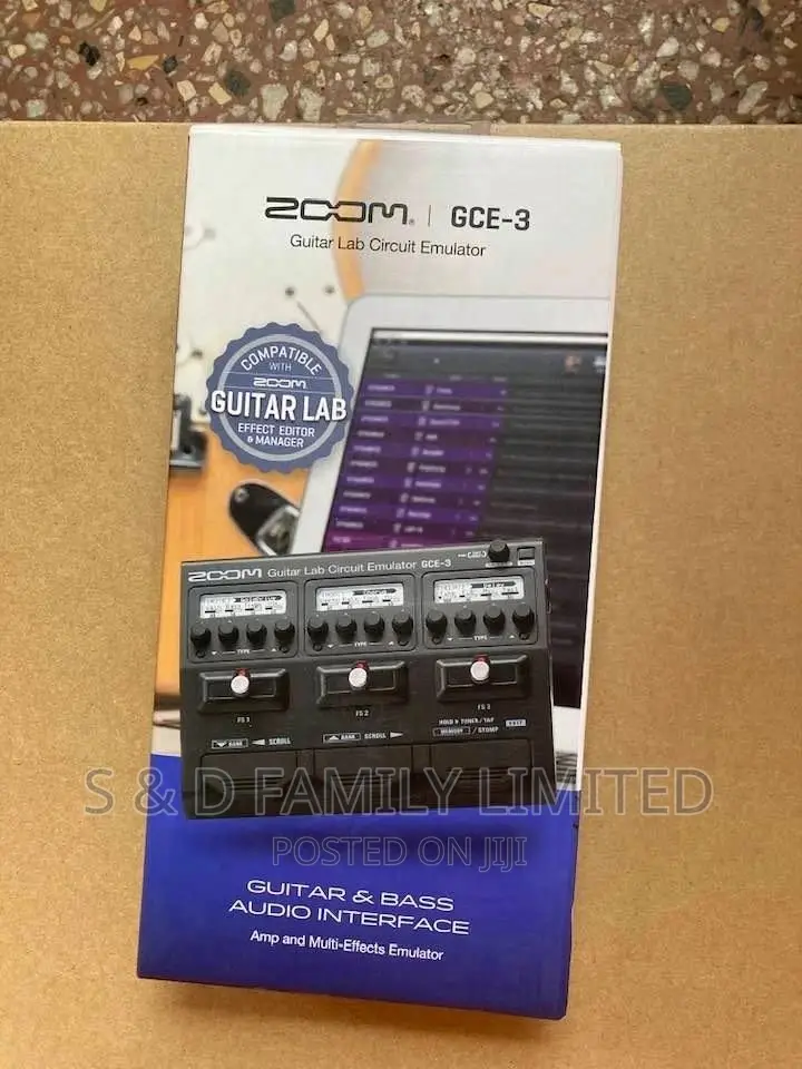 Zoom GCE-3 Guitar Lab Circuit Emulator USB Audio Interface