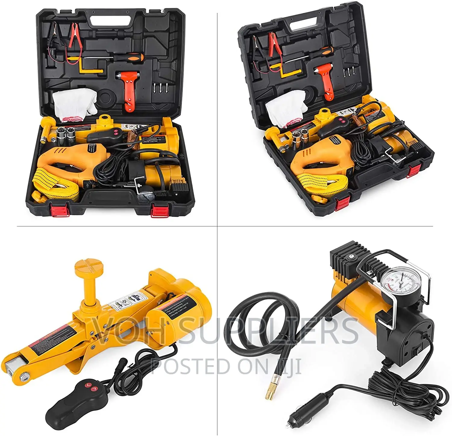 Automatic Electric Jack Package With Impact Wrench