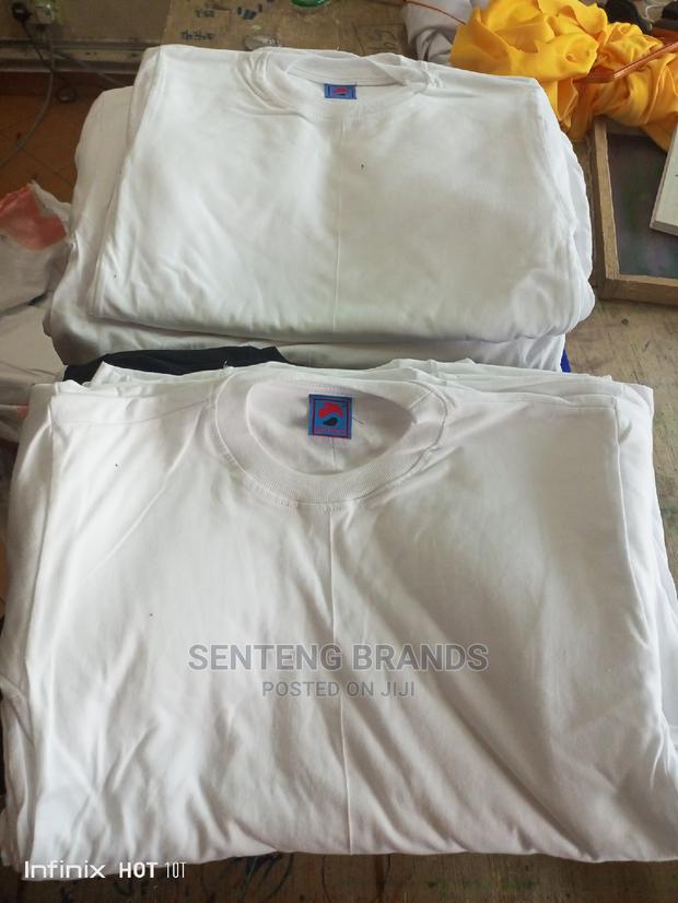 White Plain Tshirts Cotton
