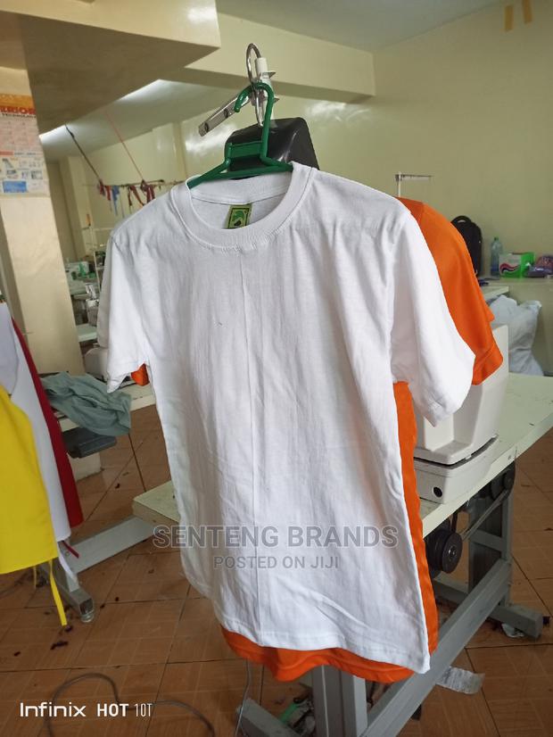 White Plain Tshirts Cotton - thumbnail 2