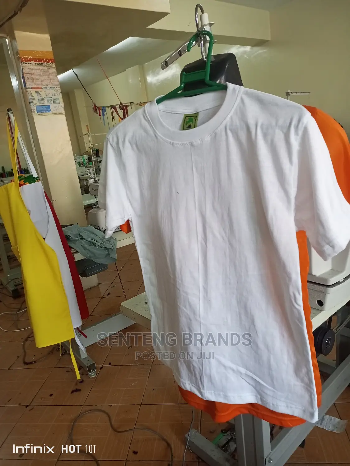 White Plain Tshirts Cotton
