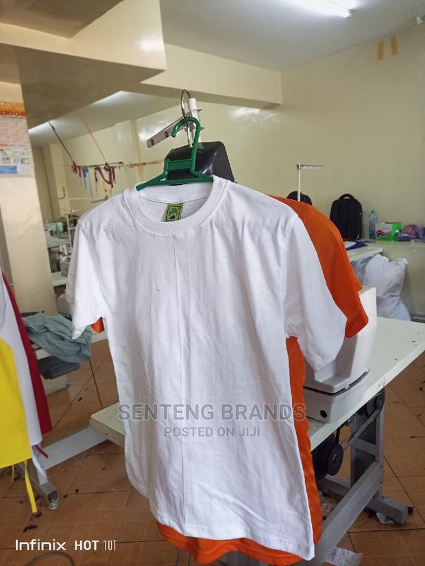 White Plain Tshirts Cotton - thumbnail 4