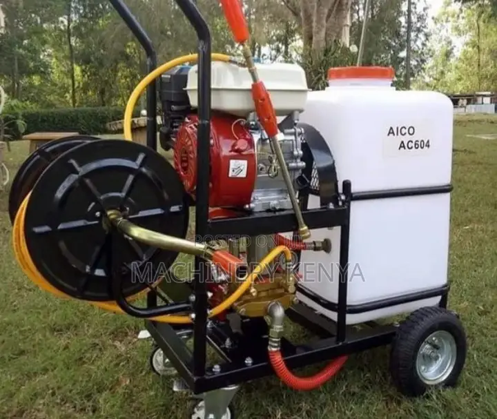 Agricultural Farm Sprayer With a Trolley