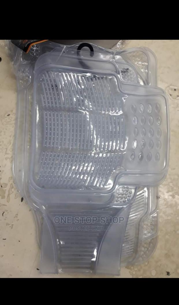 Clear Cojoined Mats for 5 Seater